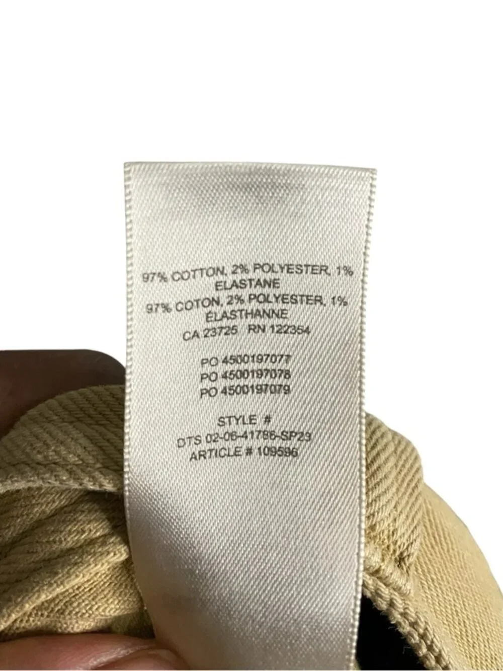 Aritzia x Sunday Best Women's Khaki/Tan Utility Straight Fit Cargo Pants
